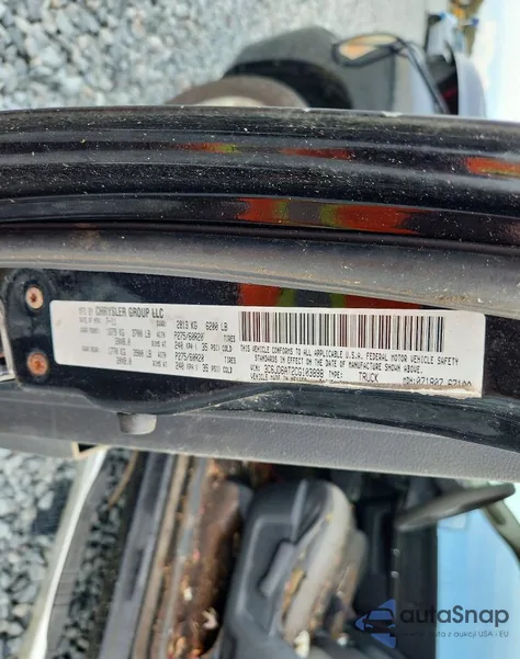 2012 Dodg из США, поврежденный, VIN 3C6JD6AT2CG103898